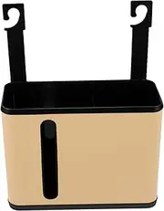 Alipis Car Seat Organizer with Tissue Holder Back Seat Storage Dual Function Trash Bin and Tissue Box for Car Durable and Stylish Car Organization Accessory