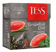TESS GRAPEFRUIT CHILL 20 Pyram Black Tea Grapefruit Garden MINT RF NO GMO Russia