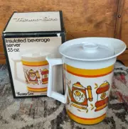 NEW! Retro 1970s Thermo-Serv Insulated 55oz “Daybreak” Coffee Water Pitcher READ