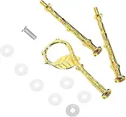 LALADEFIEE Tiered Cake Stands Hardware 1 Set of Cake Stand Fittings Heavy Duty for Decorations Gold