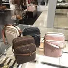 Michael Kors Ladies PVC or Leather Flight Bag Purse Handbag Crossbody Shoulder