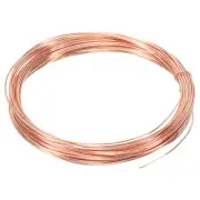 32.8Ft Solid Bare Copper Wire 21 Gauge 99.9% Pure Copper Wire Soft Beading Wire