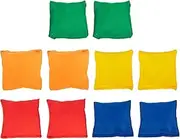 Outanaya 10pcs Bean Bag Toss Game Playthings for Birthday Parties Classroom Fun Safe Canvas Material Engaging Family Activity