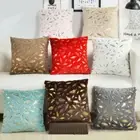 Multicolor Durable Smooth Safety Silk Satin Decorative Pillow Cases Pillowslip /
