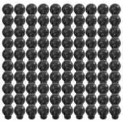 100 Piece Cord Stopper DIY Black Plastic Connector Cord Lock Stopper Switch6062
