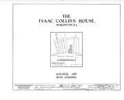 Isaac Neale Collins House,Broad & York Streets,Burlington,New Jersey,NJ,HABS,4