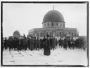Enver Pasha and Jamal Cemal Pasha visiting the Dome of the R -- 1920s Old Photo