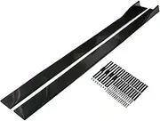 Car Side Skirts Compatible for Scion FR-S 2013-2016 78.7'' Extension Lower Splitter Panel Diffuser Body Kit Styling Exterior Part Black(Black)