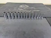 #aw625 NEW Snap-on 112stmmy 14pc Metric 1/4 drive 6 Point Deep Socket Set +2