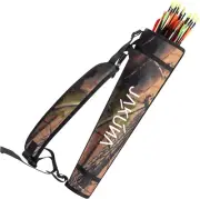 Hip and Back Quiver for Arrows - Black Arrow Quiver for Kids and Adults - Adj...