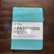 Password Book with Alphabetical Tabs for Internet Website Address Login- SEALED