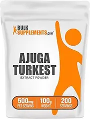 BulkSupplements.com Ajuga Turkest Extract Powder - Herbal Supplement Powder, Ajuga Powder, Ajuga 500mg - Pure & Gluten Free, 500mg per Serving, 100g (3.5 oz) (Pack of 1)
