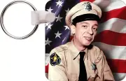Barney Fife Any Griffith Show Key Ring Key Chain Metal Key Fob Vintage Photo Art