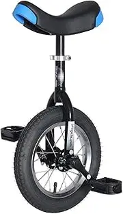 Small 12" Tire Unicycle for Kids Boys Girls Gift, Beginner Children Exercise Fitness One Wheel Bike, for 2-5 Year Old, Load 150Kg/330Lbs Durable TDF