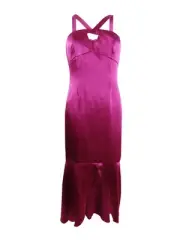 Aidan by Aidan Mattox Women's Liquid Satin Dress