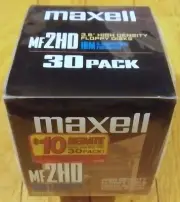 NEW SEALED MAXELL 2HD 3.5" 1.44MB FLOPPY DISKS DISKETTES IBM PC FORMATTED 30 PCS