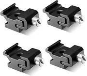 CIYODO Aluminum Alloy 4pcs Cold Shoe Flash Mount Adapter 1/4 Screw Cold Shoe for Camera Tripod