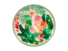 Maxwell & Williams Teas & C's Tropicana Coupe Plate 19.5cm Pink Gift Boxed