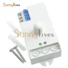 DC12V-24V 7A 5.8GHz Microwave Radar Sensor Body Motion HF Detector Light Switch