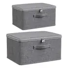 Lockable Storage Bin Clothes Toys Organiser Box With Lid Stackable