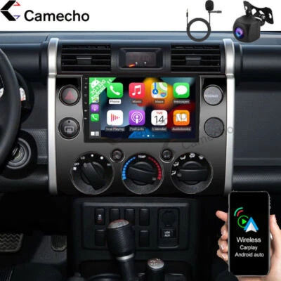 Android 11 Car Stereo CarPlay GPS Radio Head Unit For Toyota FJ Cruiser + Camera