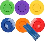 LuDa 6pcs/12pcs Kids Juggling Sticks Set - Circus Trick Juggling Toys for Kids & Teens - Develop Hand-Eye Coordination & Balance Skills