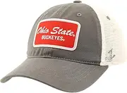 Zephyr NCAA Officially Licensed Hat University Patch Brick Secondary Color Stone