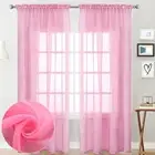 Elegant Rod Pocket Top Tulle Mesh Curtain Enhance Your Room's Aesthetics