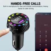 Bluetooth Wireless FM Transmitter MP3 Audio Adapter Car Charger Dual USB PD