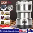 Electric Coffee Grinder Grinding Milling Machine Bean Nut Spice Matte Blender Oz
