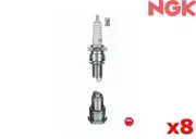 NGK Spark Plug FOR Jaguar E-Type 1961-1964 3.8 (Series 1) CONV BP5ES x8