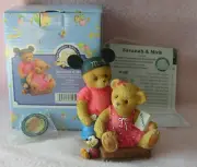 Disney Cherished Teddies Savanah & Mick 2004 Convention 2 Signatures 707015 NIB