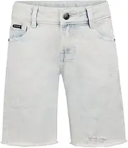 [Retour Denim de Luxe] Boys Quinn Ice Blue Denim Shorts, Light Blue (Light Blue Denim)