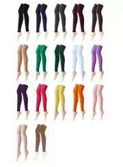 Colour 80 Denier Women Opaque Footless Pantyhose Stockings Hosiery Tights 80D