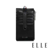 在飛比找蝦皮商城優惠-【ELLE】 HOMME 經典款-真皮證件/名片夾- 紳士黑