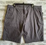 Volcom Men's Shorts 10" Road Trip Charcoal Gray Cotton Stretch Size 38