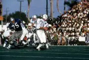 Sam Havrilak Of The Baltimore Colts Drops Back To Pass 1971 OLD PHOTO