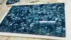 Blue Efficient Agate Stone Dining Table Timeless Materials Garden Decors