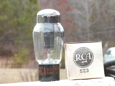 A RCA 5Z3 BLACKPLATE NOS/NIB VACUUM TUBE