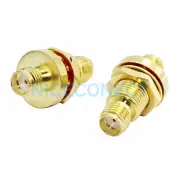 8x SMA Female to SMA Female Jack Bulkhead O-ring Panel Mount Adapter Connector
