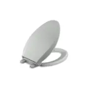 KOHLER Toilet Seats 14.18W Standard Cachet Elongated Closed Front Plastic Gray