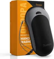 Ergonomic 10000mAh Quick Charge Hand Warmer - Ideal for Outdoor Sports
