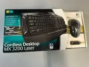 Logitech Cordless Wireless MX3200 Laser Keyboard/Mouse Receiver - NIB & Sealed!
