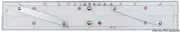 OSCULATI Plexiglass Parallel ruler 40cm