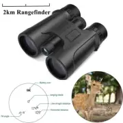 10X42 Laser Binoculars with Rangefinder 2000m Meter Distance Range BK7 Prism