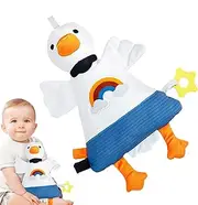 Swan Plush Toy for Baby - Cute Duck Stuffed Animal Puppet | Sleep Soothers, Swan Hugging Pillow, Soft Calming for Babies Girls Boys