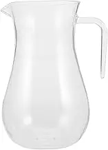 ULTECHNOVO Clear Plastic Wine Decanter Versatile Drink Dispenser for Whiskey Juice Water Easy to Pour Clean Maintain for Weddings Parties Bars Home Use