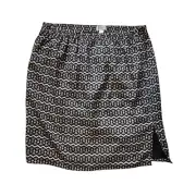NWT Loft knee-length skirt, black and cream size large, 22" length, pull-on