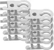 LALAFINA Heater Tube Clamp Lamp Accessories 10pcs Pear-Shaped Tube Clips for Lamp Fixing