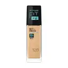 Maybelline Fit Me Matte+ Poreless Liquid Foundation | 128 Warm Nude, 30ml